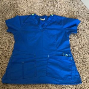 Royal blue scrubs